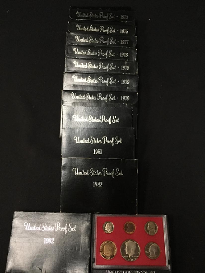 Lot of (12) United States Proof Sets (1 of 4)