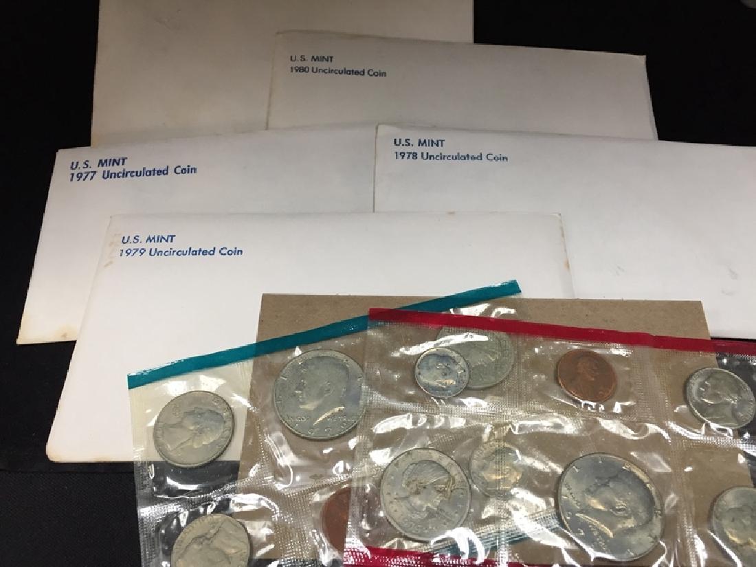Lot of (10) US Mint Uncirculated Coin Sets (1 of 2)