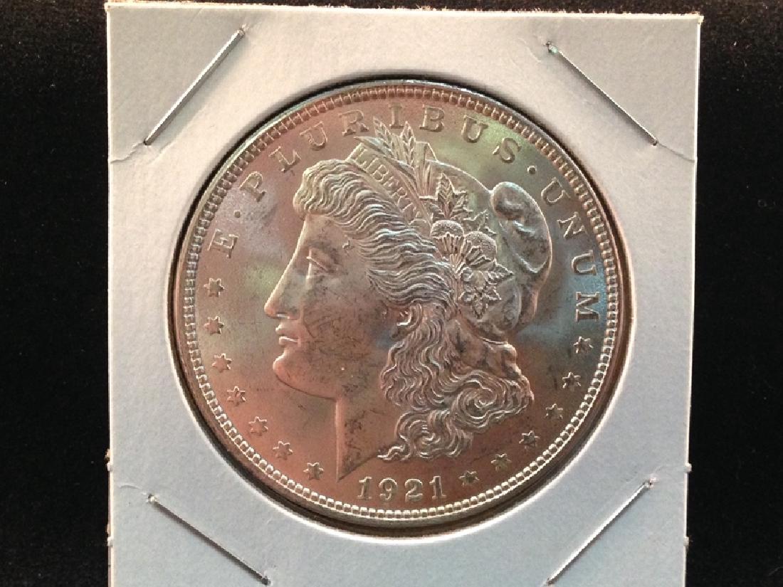 1921 Morgan Silver Dollar -Nice Luster (1 of 2)