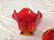 Lot (4) Vintage Amberina Glass Items, VIKING & - 6
