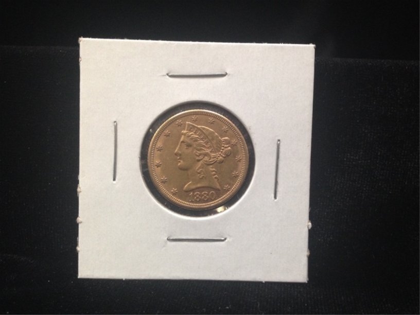 1880 Liberty Head $5 Gold Coin Nice: Really nice coin on the auction block for your bidding pleasure. As always a reminder: Gold Coins may require additional payment authorization and/or method...see pics...Good Luck!!!