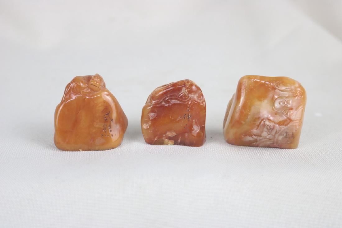 A Set of Chinese Tian Huang Stone Seal (1 of 8)