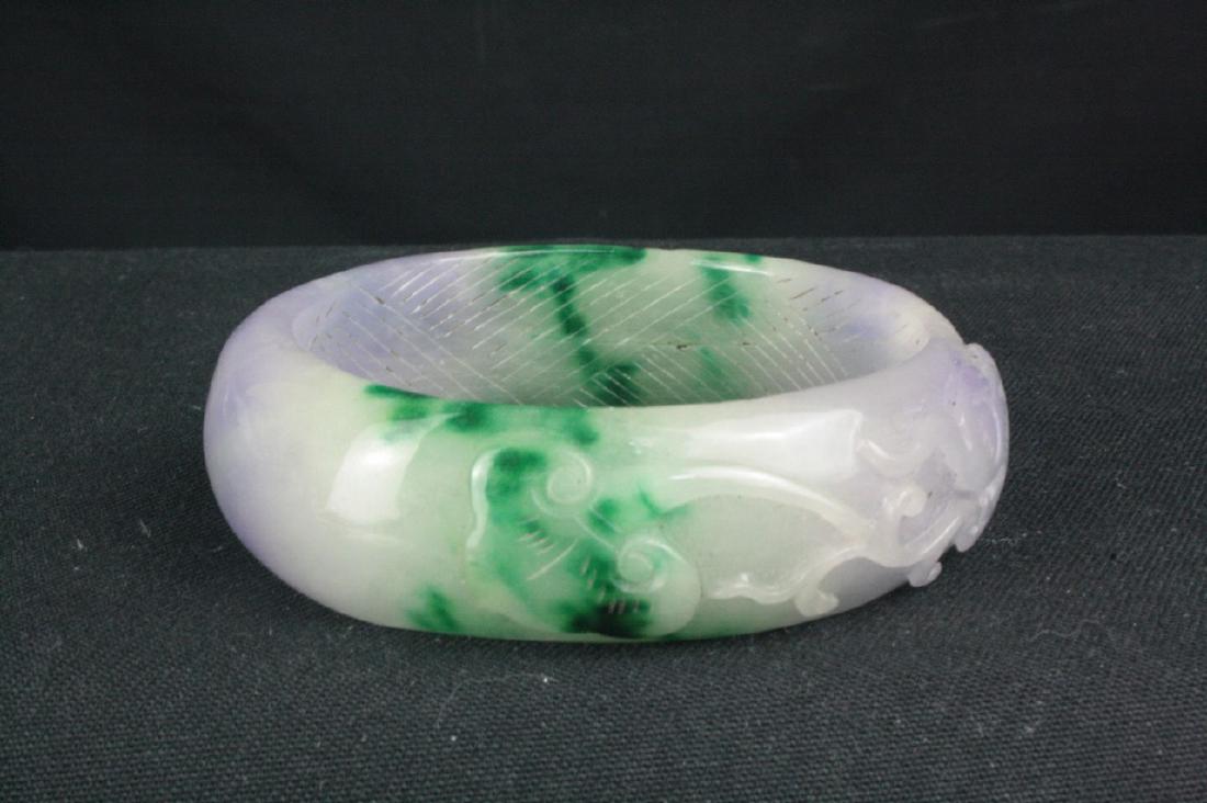 Chinese Jadeite Bangle (1 of 3)