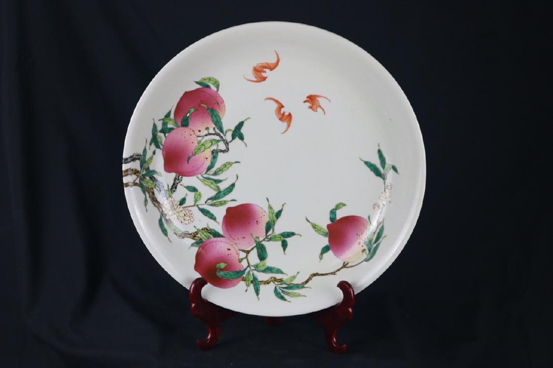 Chinese Famille Rose Porcelain Charger (1 of 5)