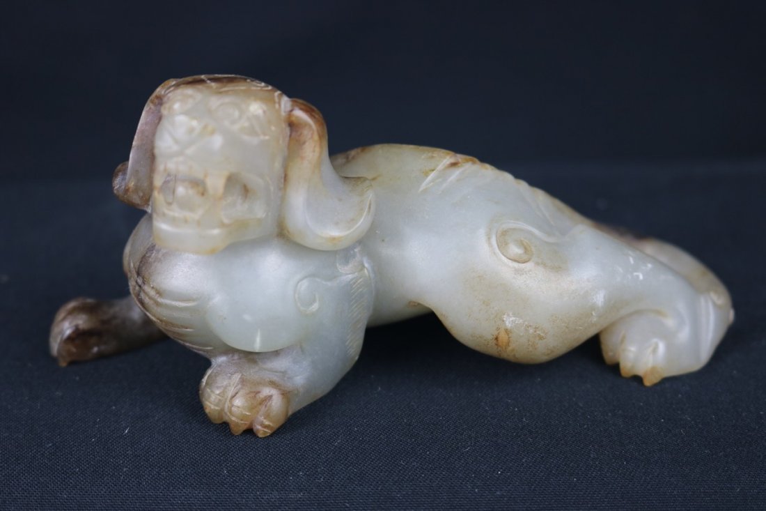 Chinese Ancient  Jade Qilong (1 of 4)