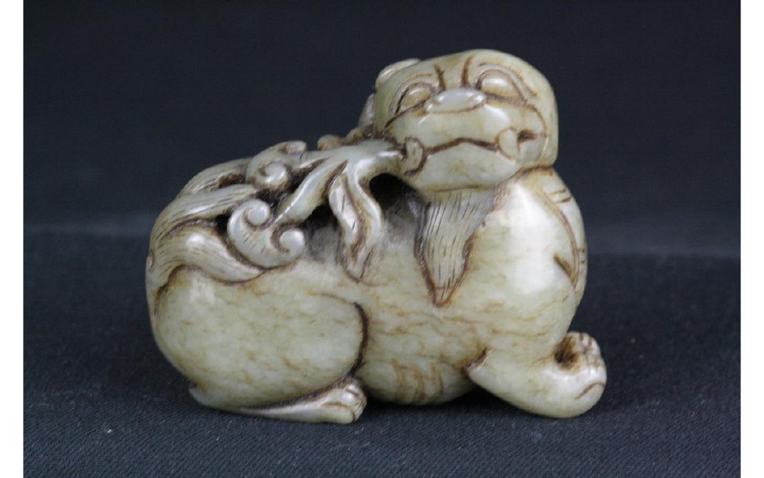 Chinese Anicient Jade Lion (1 of 2)