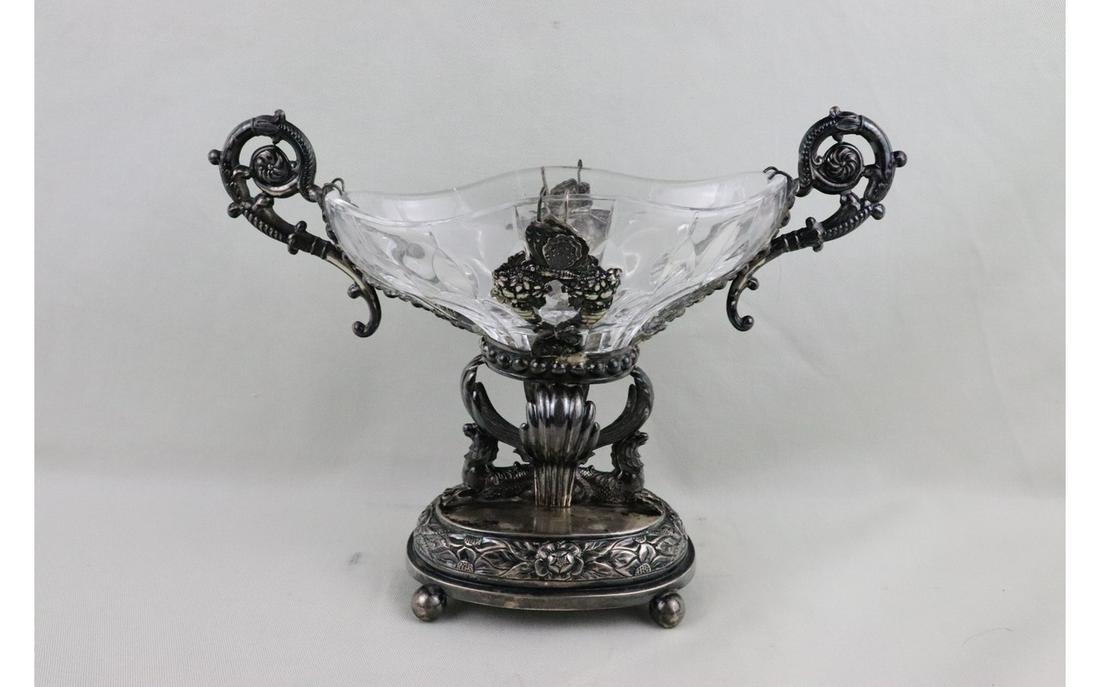 CONTINENTAL SILVER AND CRYSTAL COMPOTE (1 of 4)