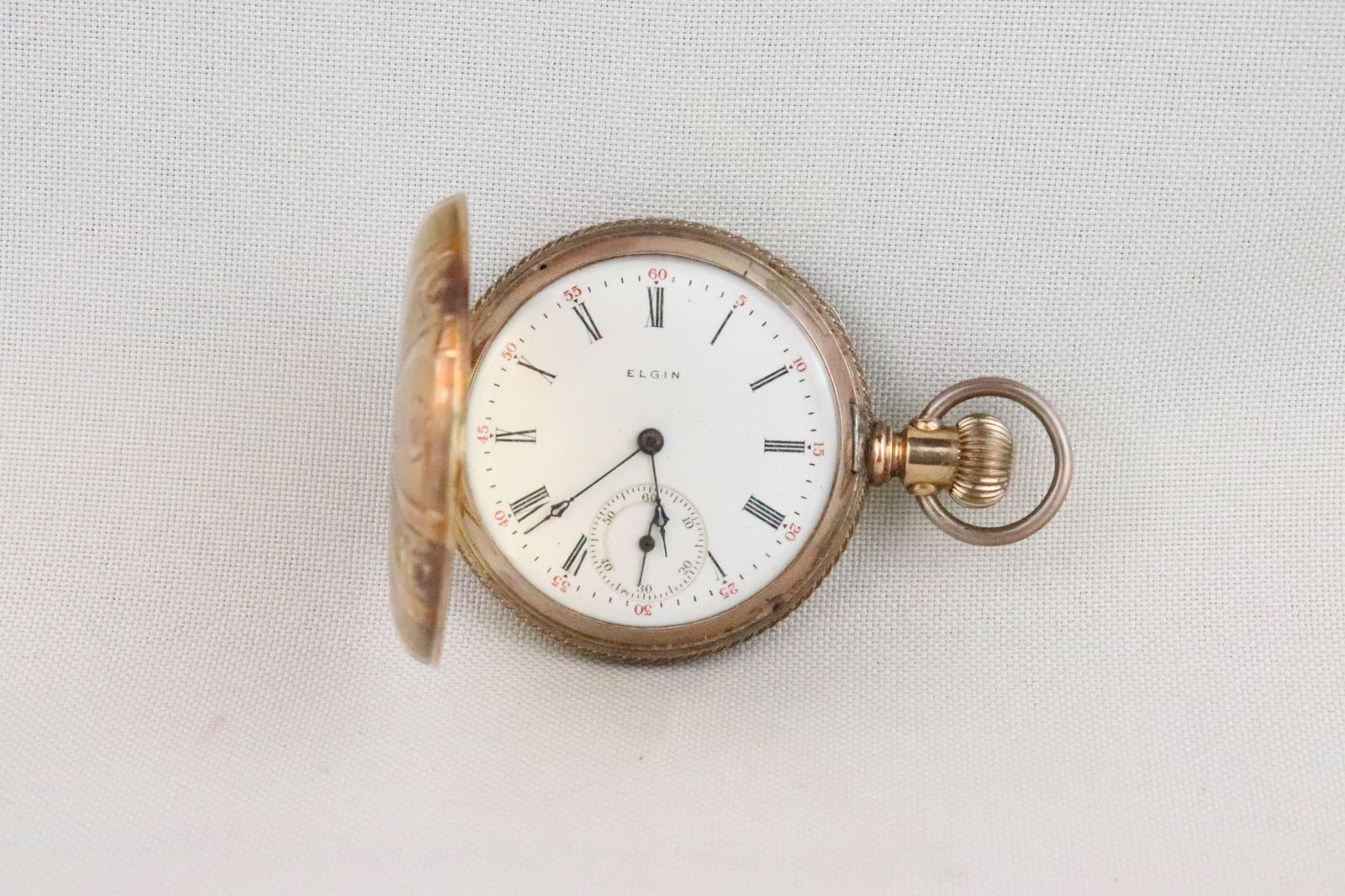 A 14 K Gold Pocket Watch (1 of 2)