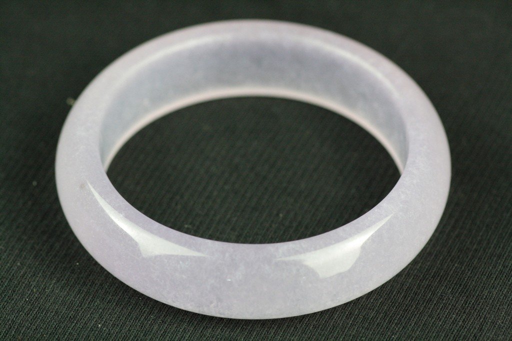 Chinese Lavender Jade Bangle (1 of 2)