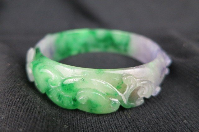Chinese Jadeite Bangle (1 of 4)