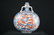Chinese Blue, White and Copper Red Porcelain Moonflask