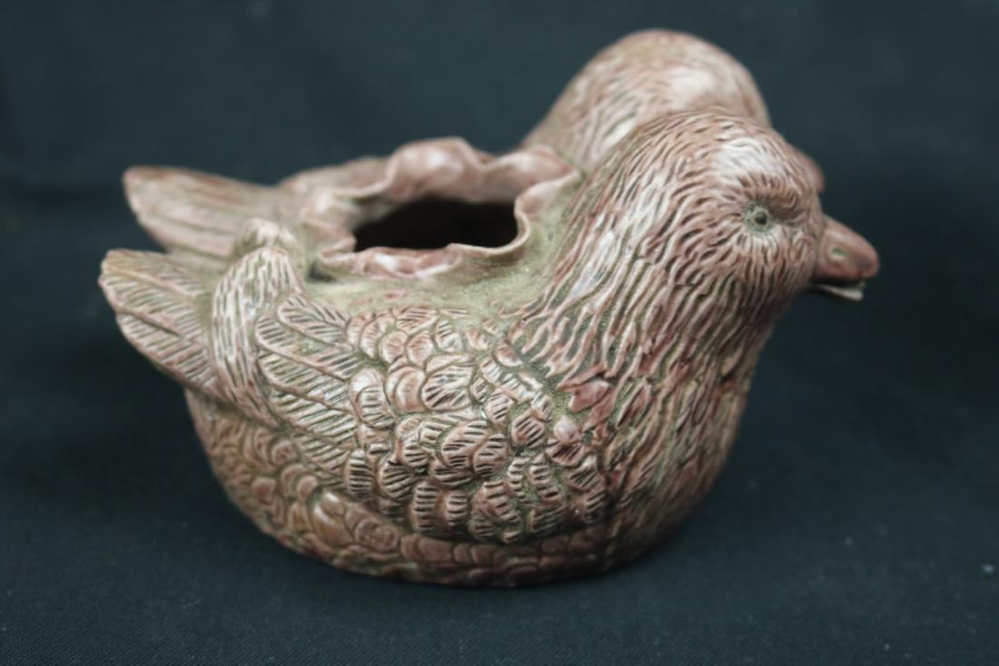 Chinese Brown Glazed Porcelain Brush Washer (1 of 4)