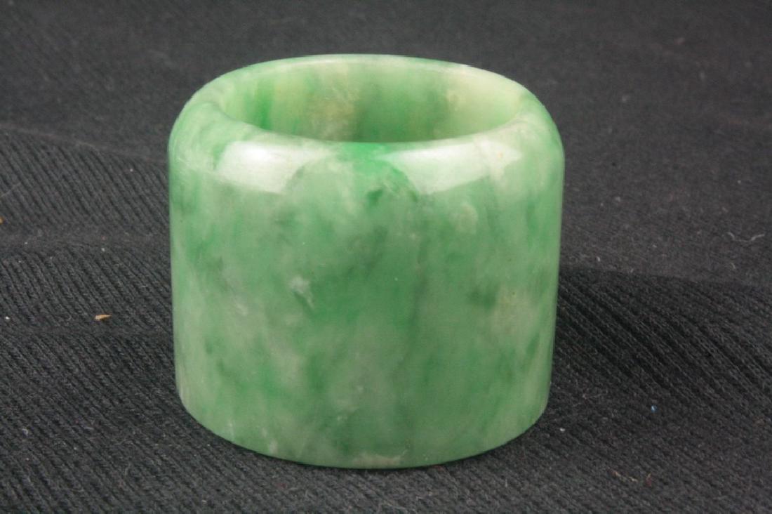 Chinese Jadeite Thumb Ring (1 of 4)
