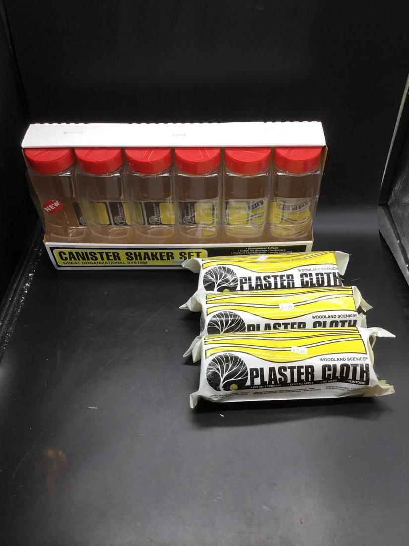 Woodland scenic shaker container set of 6 and 3 (1 of 3)