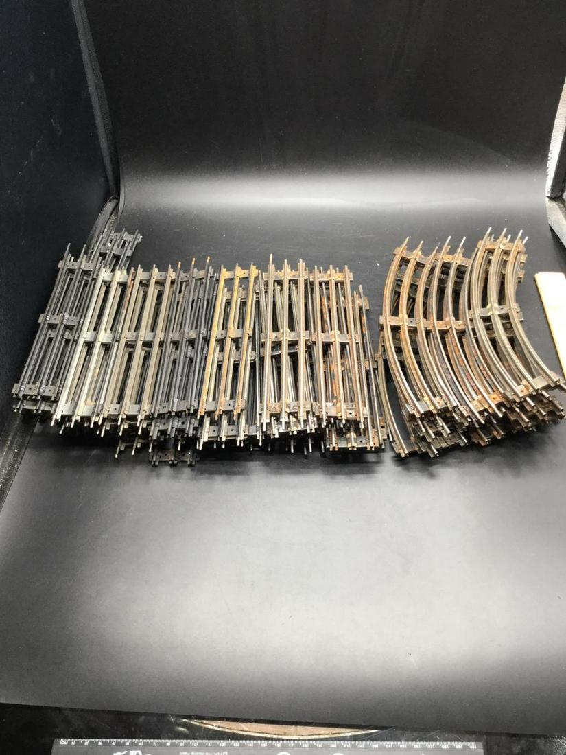 Set of 51 vintage pieces of metal track, track (1 of 1)