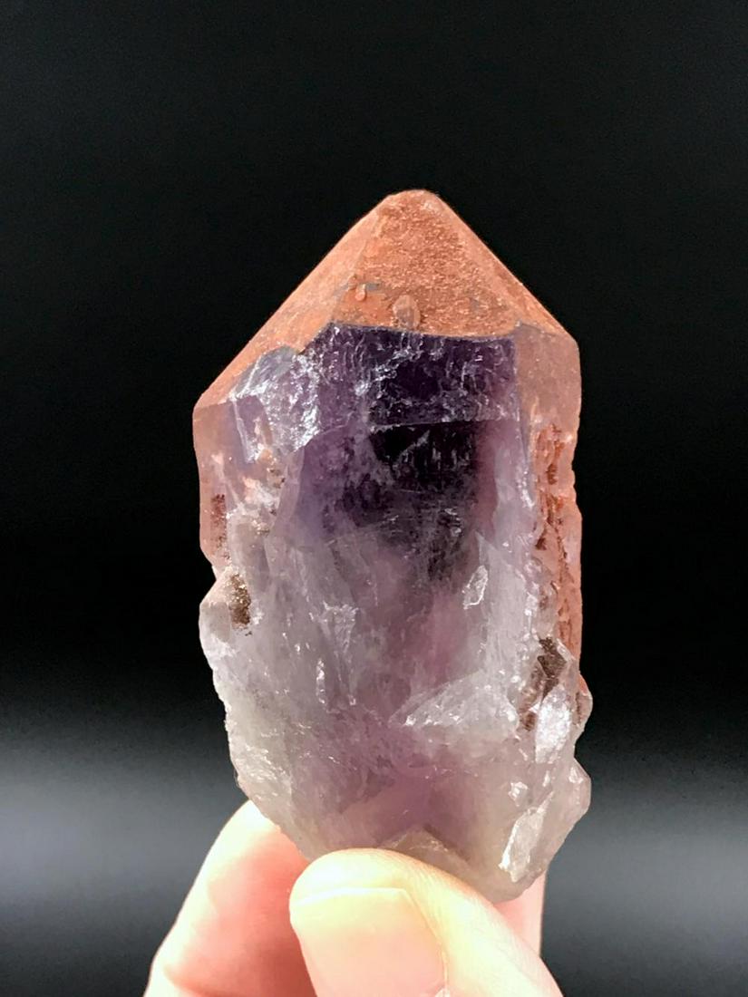 Amethyst, Rock, Crystal, Natural, Collectible, Mineral,: Amethyst crystal with hemetite. Nigeria