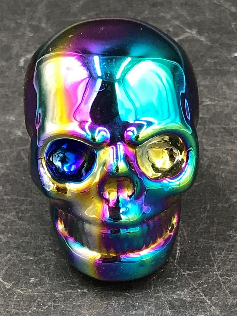 Titanium, Rock, Collectible, Carving, Skull: Titanium skull carving. Notes: Est. Shipping quote $6