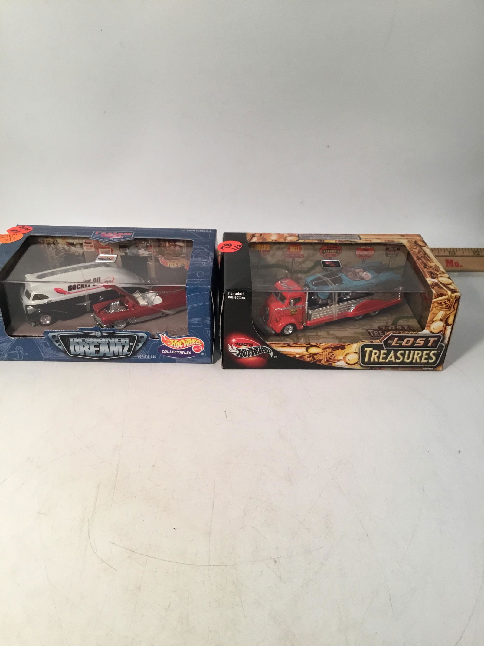 Hot Wheels an unintended piece of cool story: This 2 set of 100% Hot Wheels Limited Edition came about as I was putting together sets I realize that the Lost Treasures had the Bizarro vehicle depicted as the ultimate barn find in need of a lot of