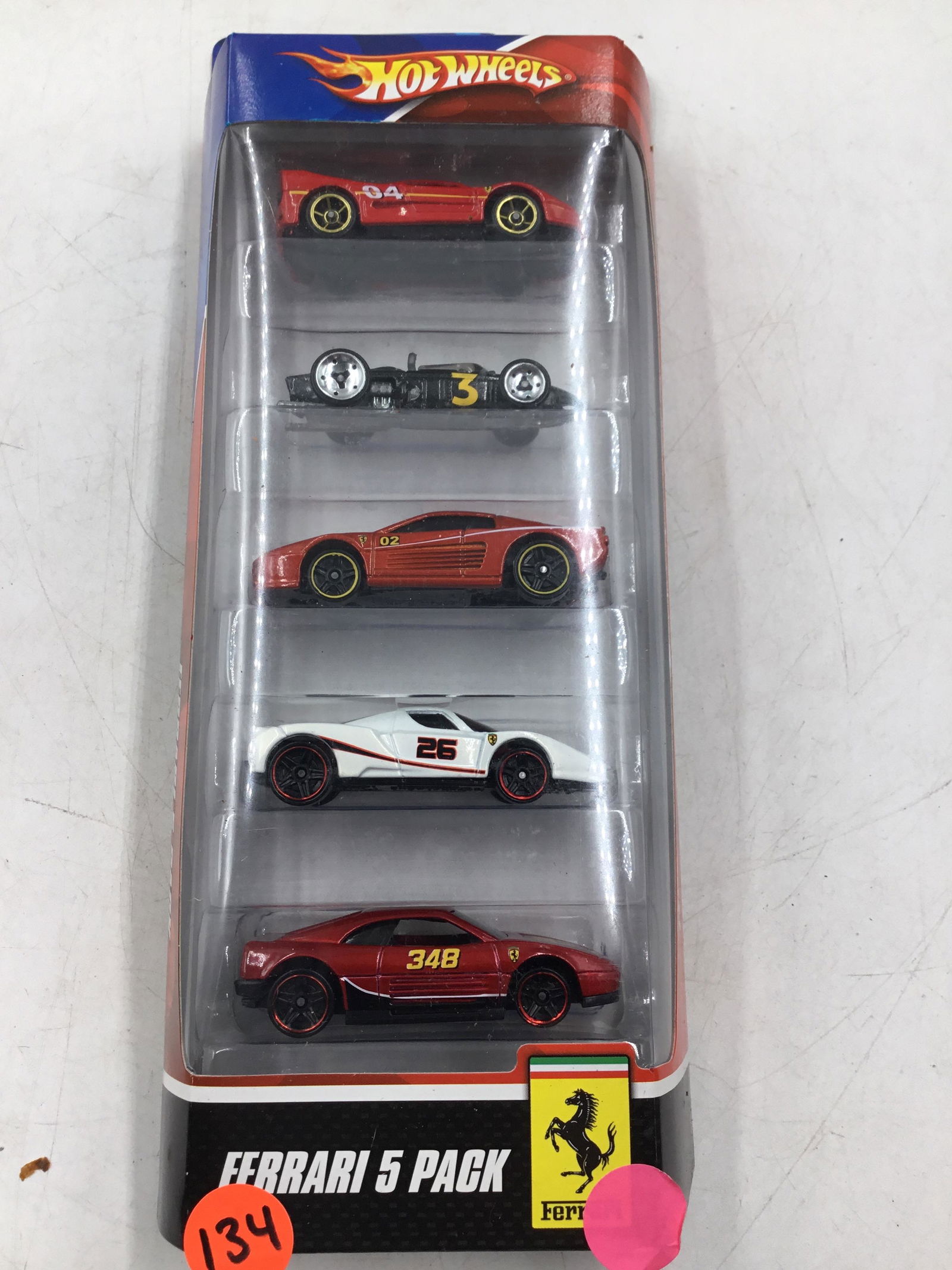 2013 Hot Wheels #x9848 Ferrari 5 Pack