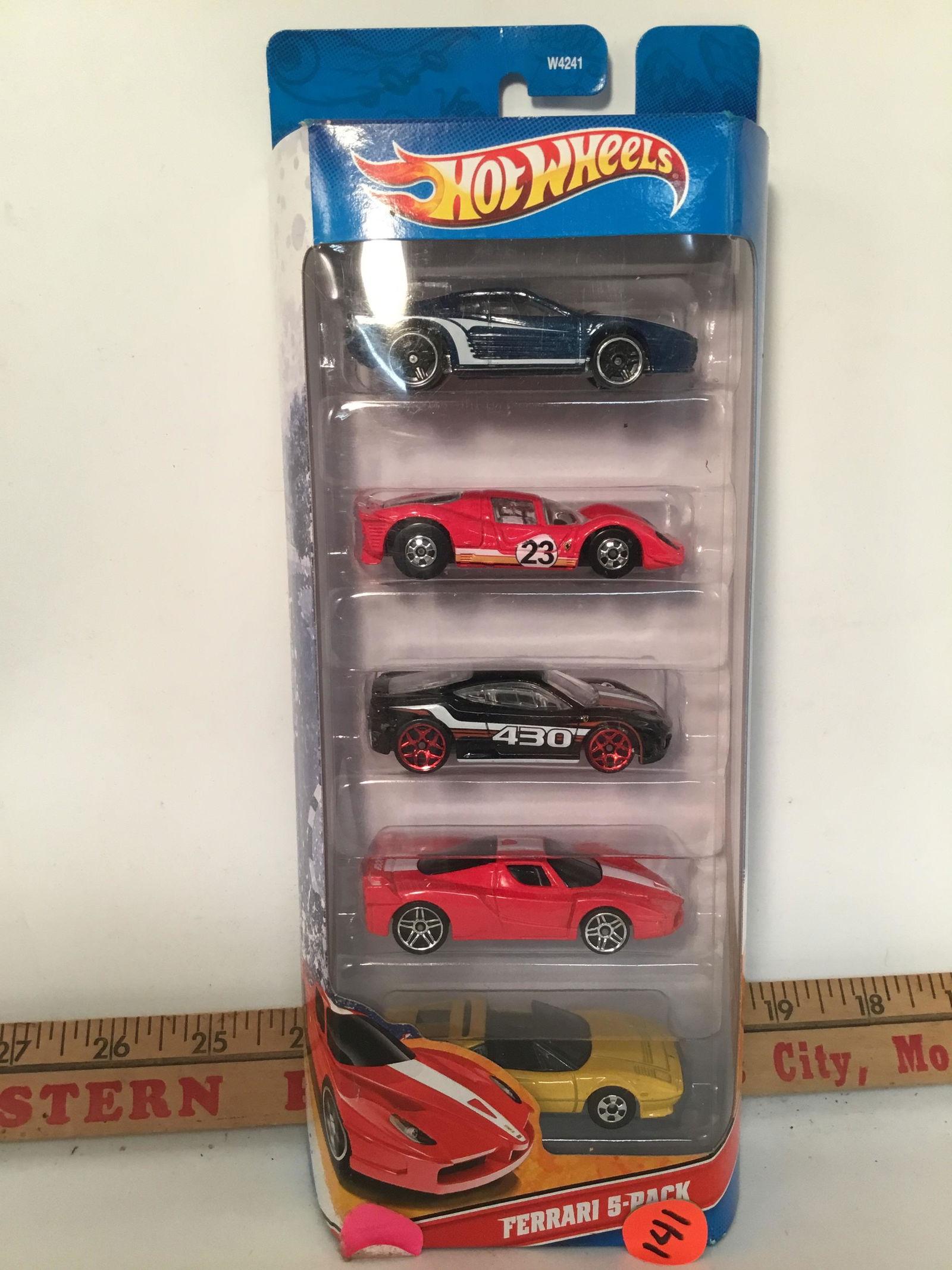 2012 Hot Wheels #W4241 Ferrari 5 Pack (1 of 3)