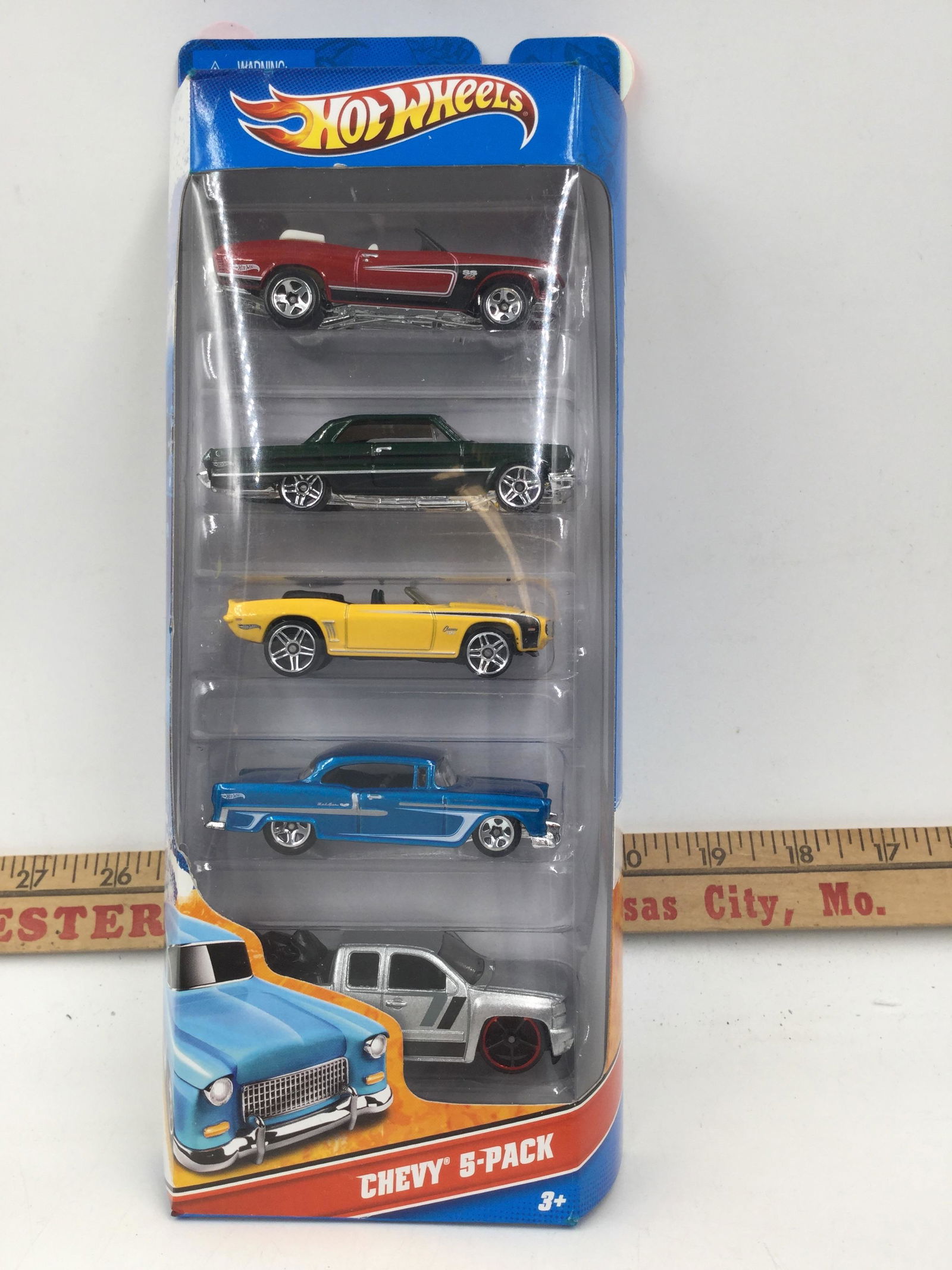 2011 Hot Wheels #T8638 Chevy 5 Pack (1 of 3)