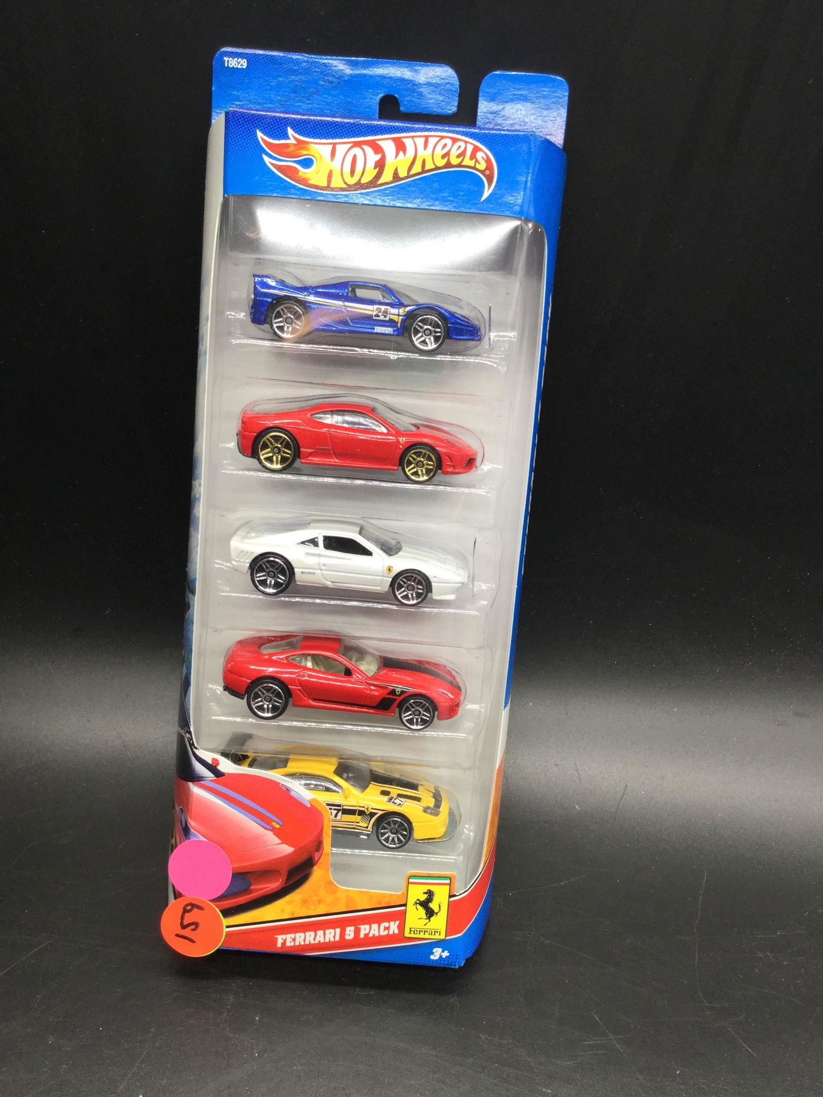 2011 Hot Wheels #T8629 Ferrari 5 pack (1 of 3)