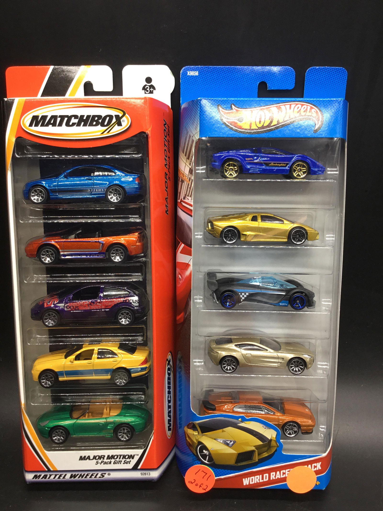 Two 5 car gift packs from HW/Matchbox (1 of 5)
