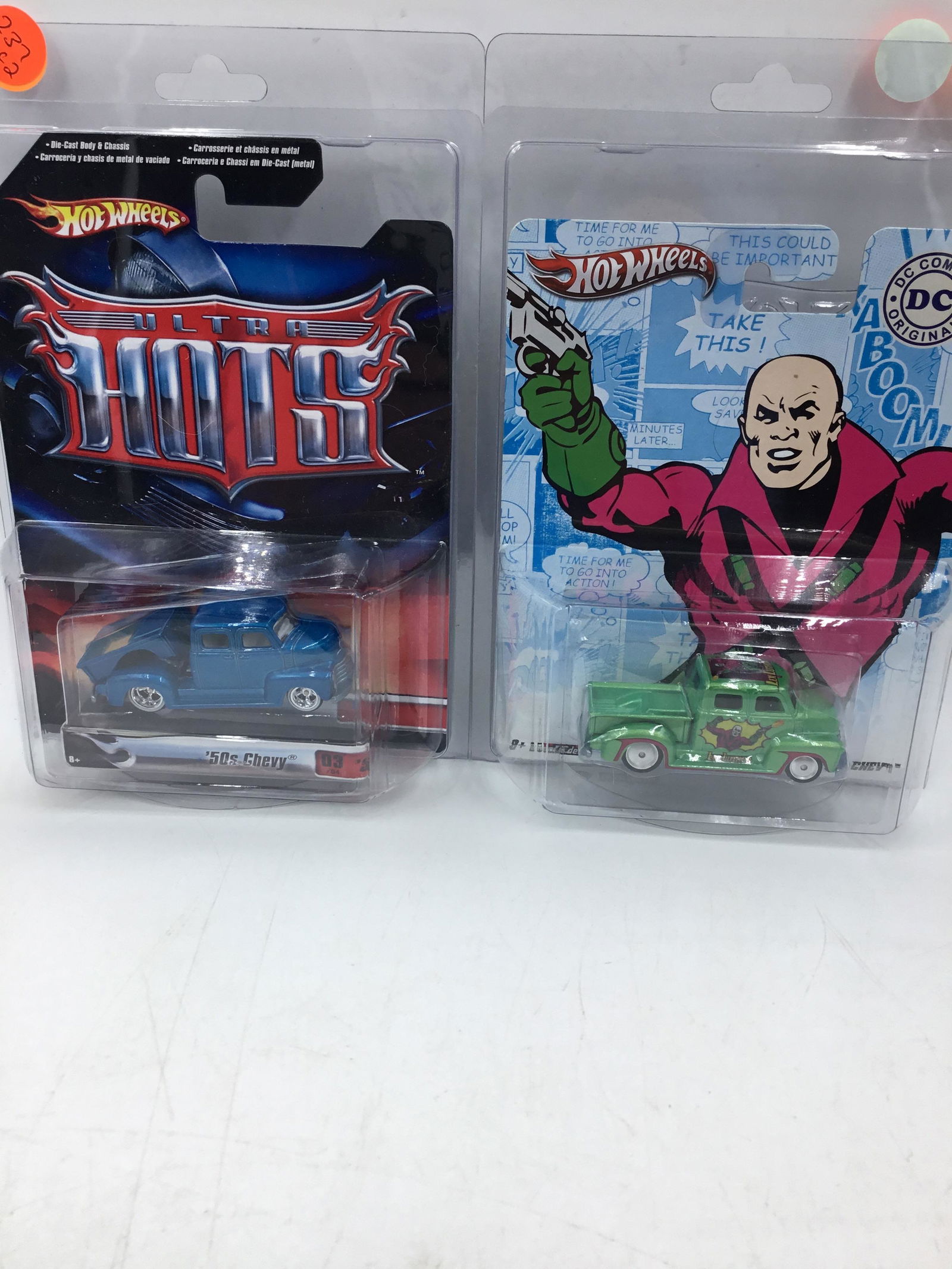 Set of 2 Hot Wheels 50’s Chevy Ultra Comics (1 of 4)
