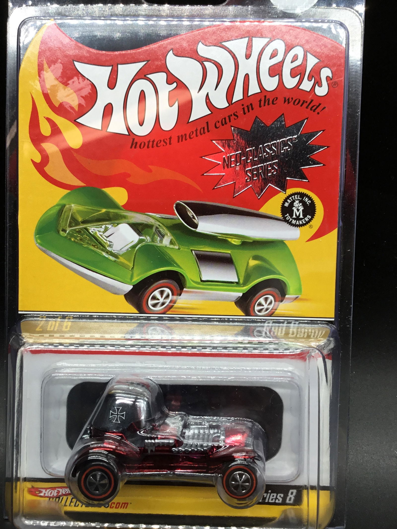 #P9092 Red Line Club 2007 Hot Wheels Red Baron: #P9092 Red Line Club 2007 Hot Wheels Red Baron Neo Classics Series #6677/7500