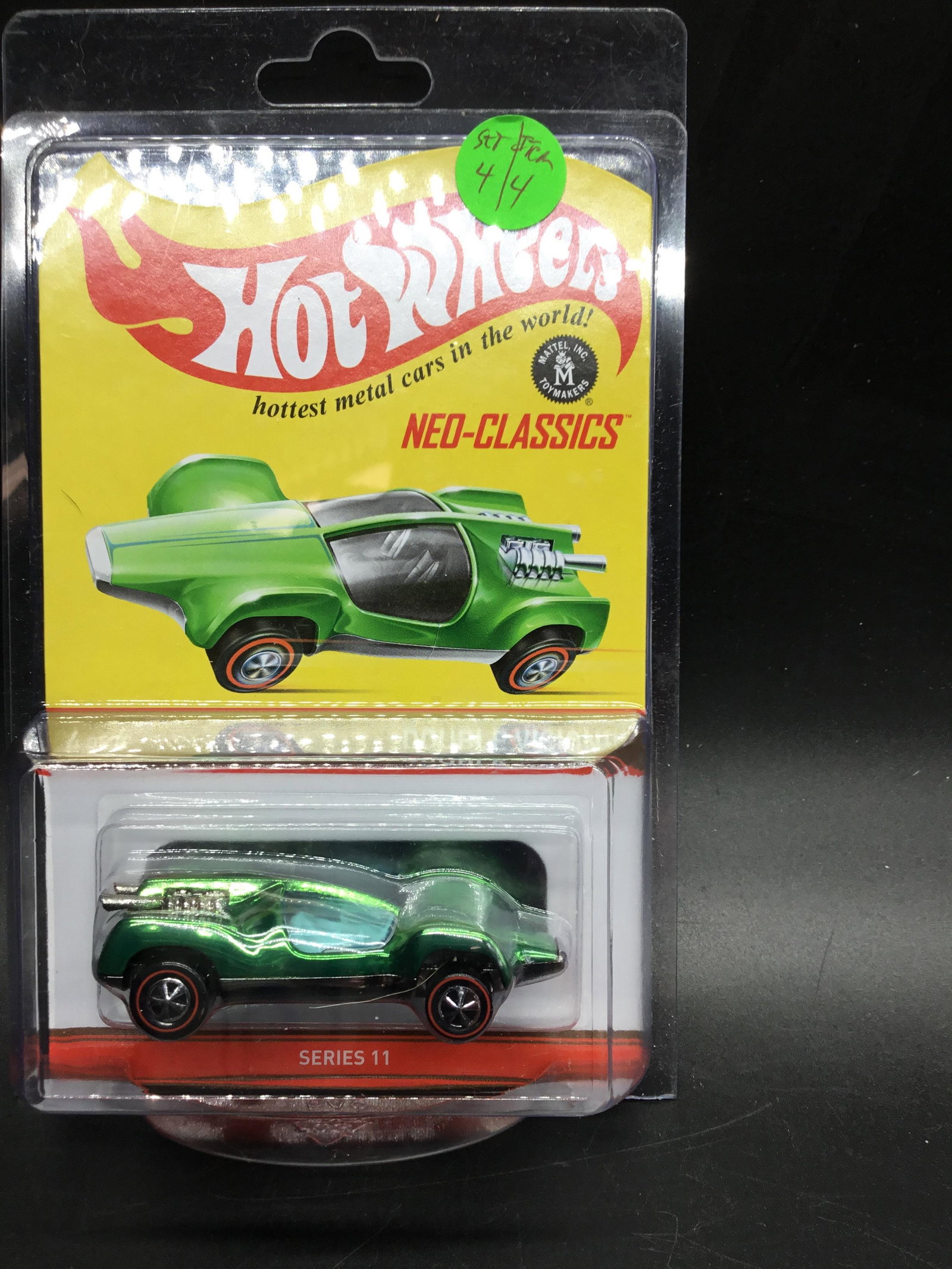 #X0535 Red Line Club 2011 Hot Wheels Double Vision: #X0535 Red Line Club 2011 Neo Classics Series Hot Wheels Double Vision #1506/4000