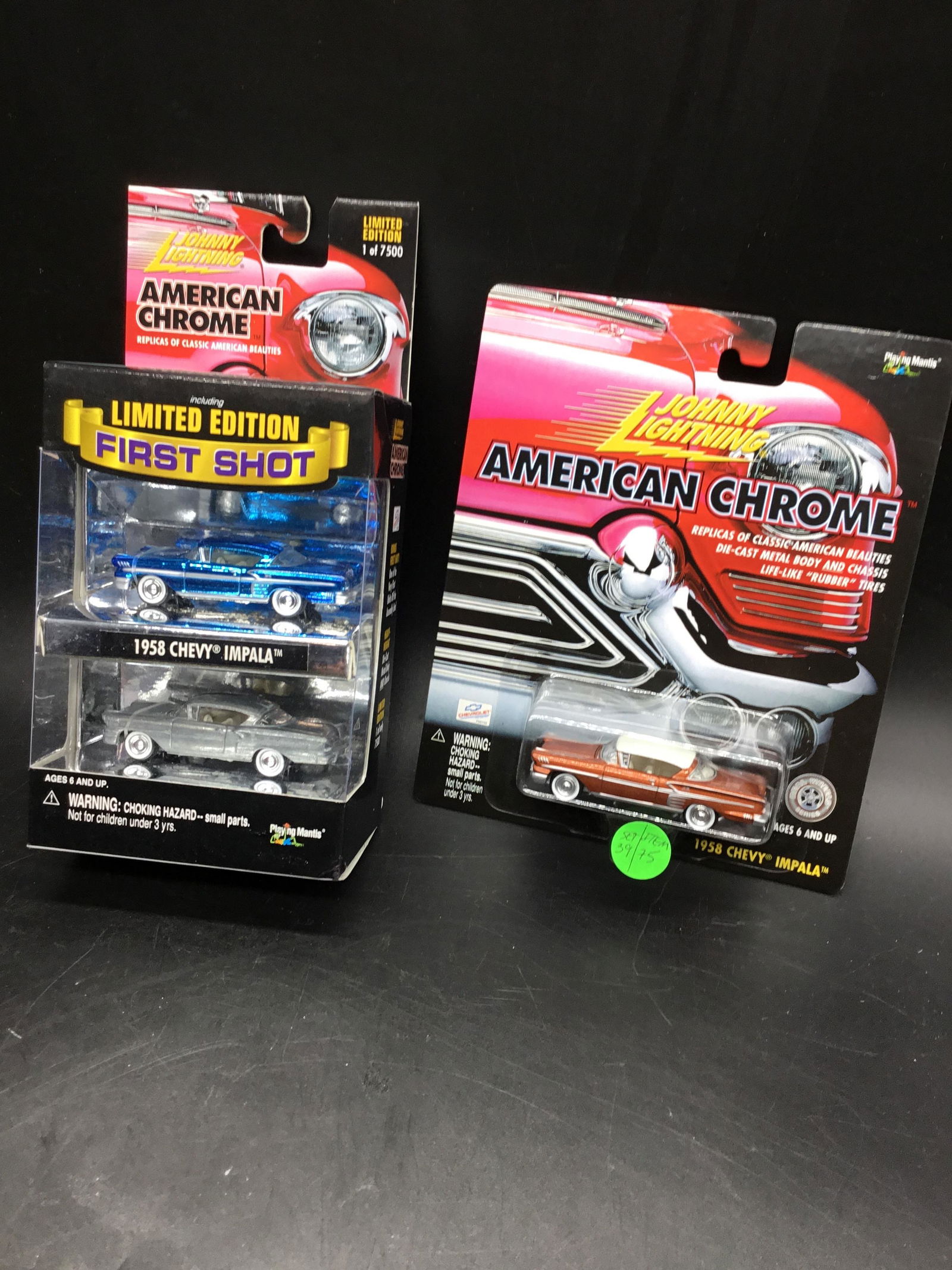Set of two 2000 Johnny Lightning American Chrome (1 of 3)