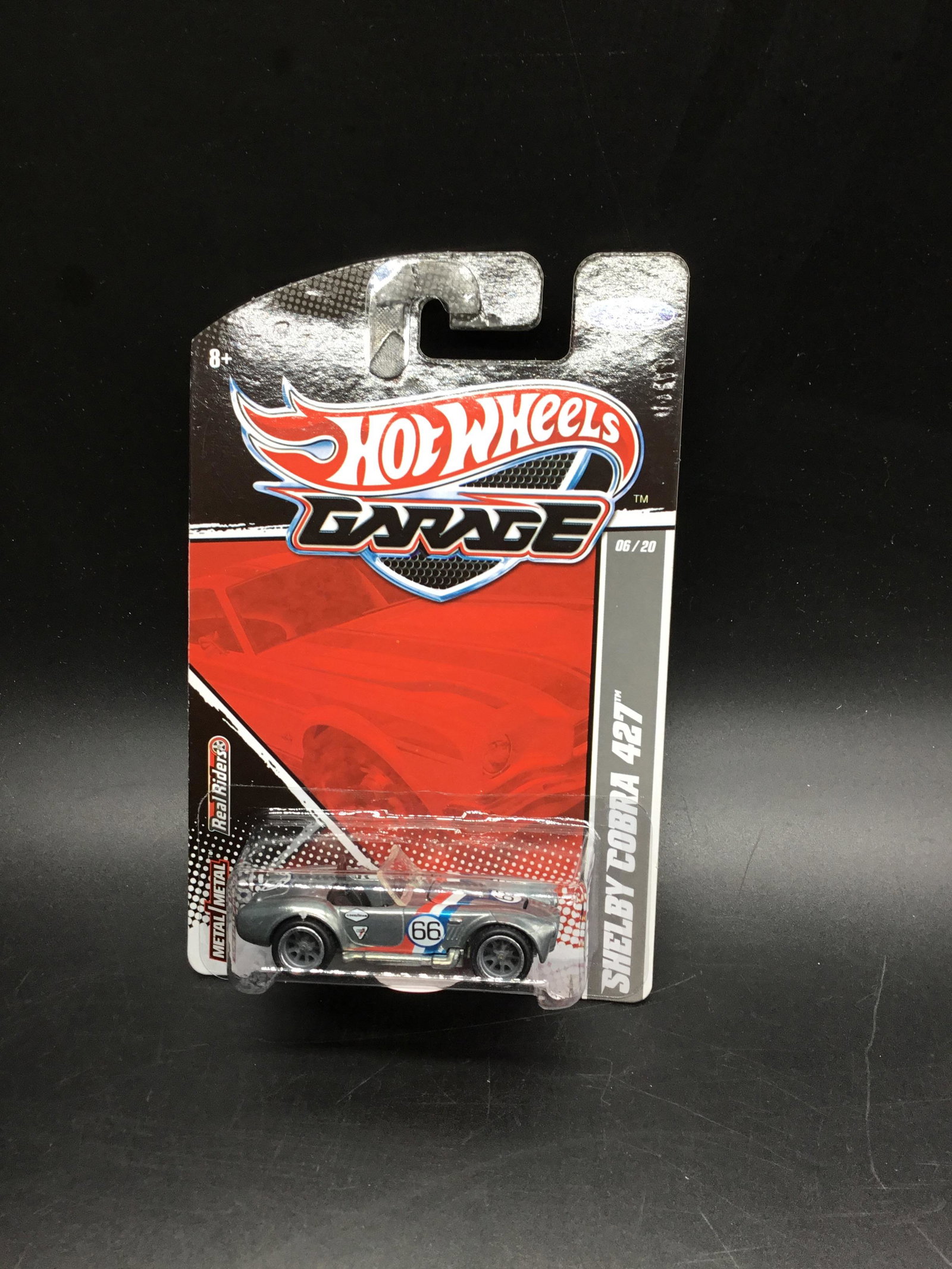 #T8265 Hot wheels 2011 Shelby cobra 427: Set consist of 2011 hot wheels garage Zamac unpainted 1966 Shelby cobra 427 this was the Ford Series well done!
