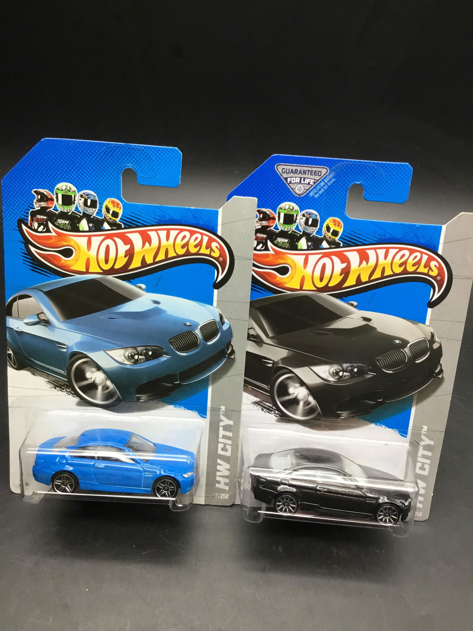 Set of two 2013 Hot Wheels #7 BMW M3 (1 of 2)
