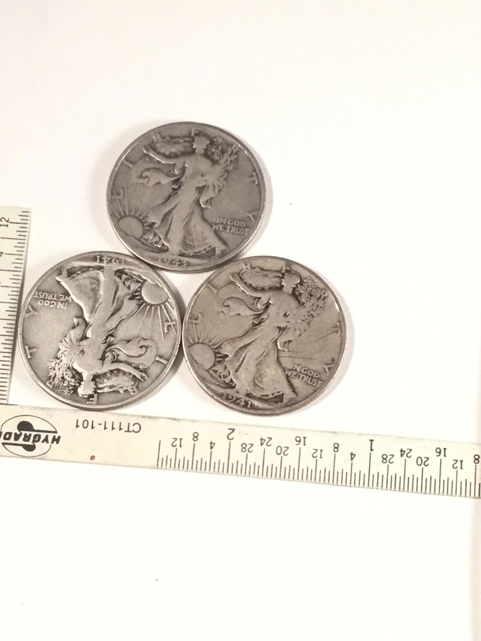 Set a three Walking liberty half dollar (1 of 2)