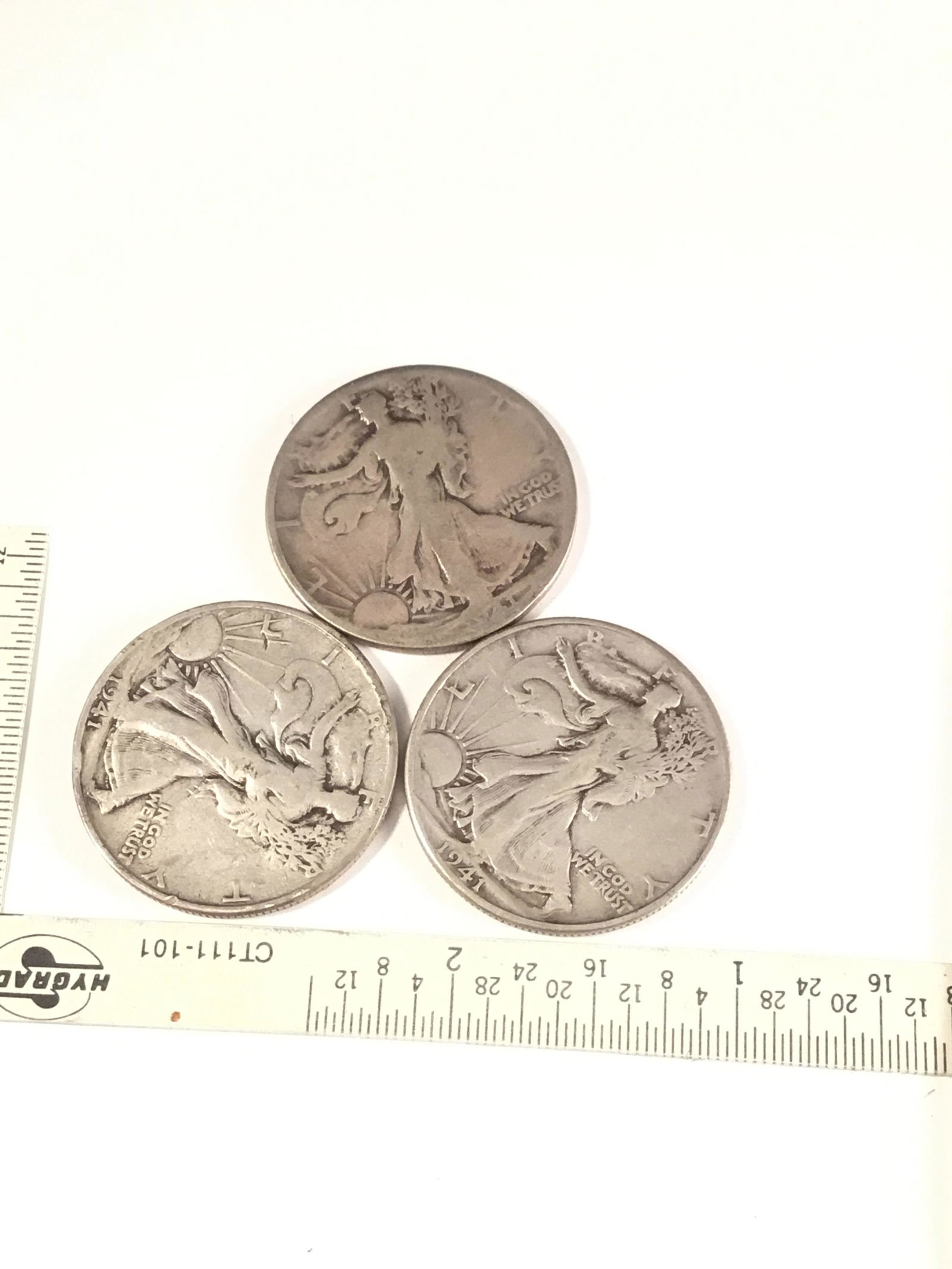 Set a three Walking liberty half dollar (1 of 2)