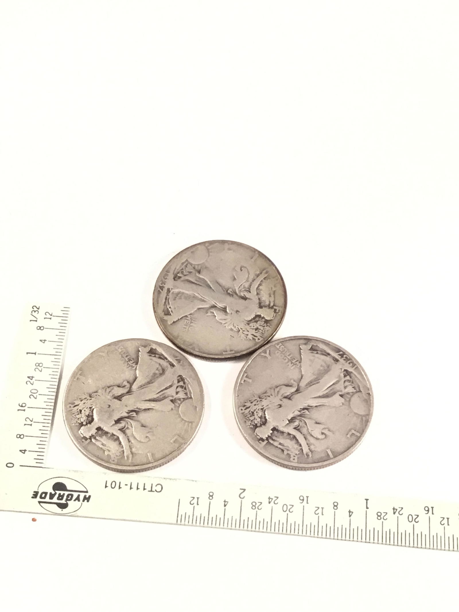Set a three Walking liberty half dollar (1 of 2)
