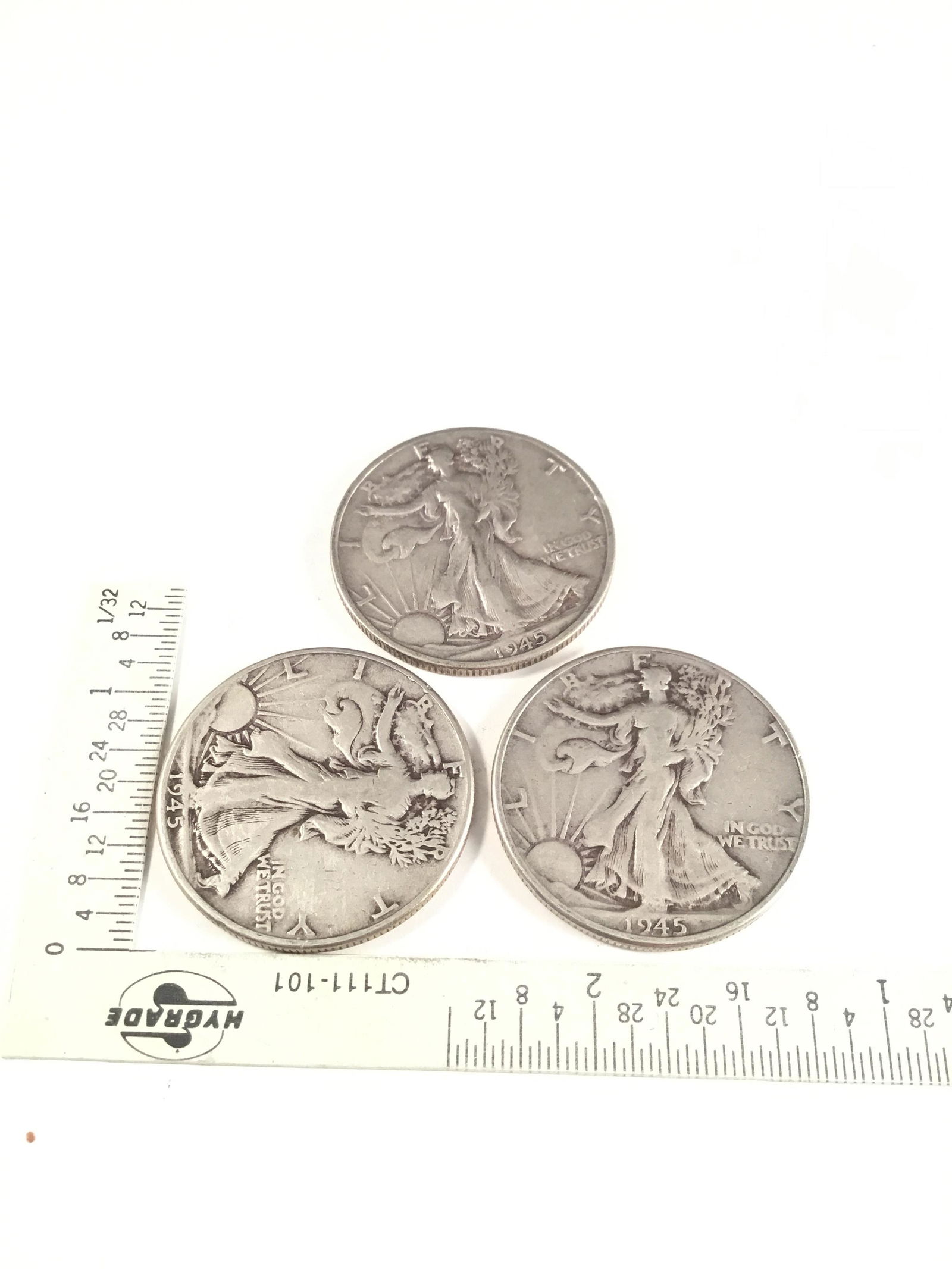 Set a three Walking liberty half dollar (1 of 2)