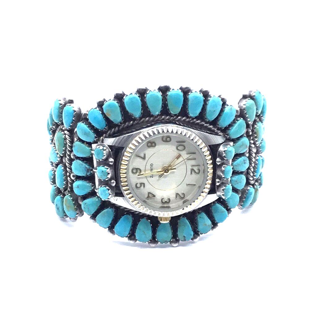 Vintage Native American ladies watch cuff (1 of 4)