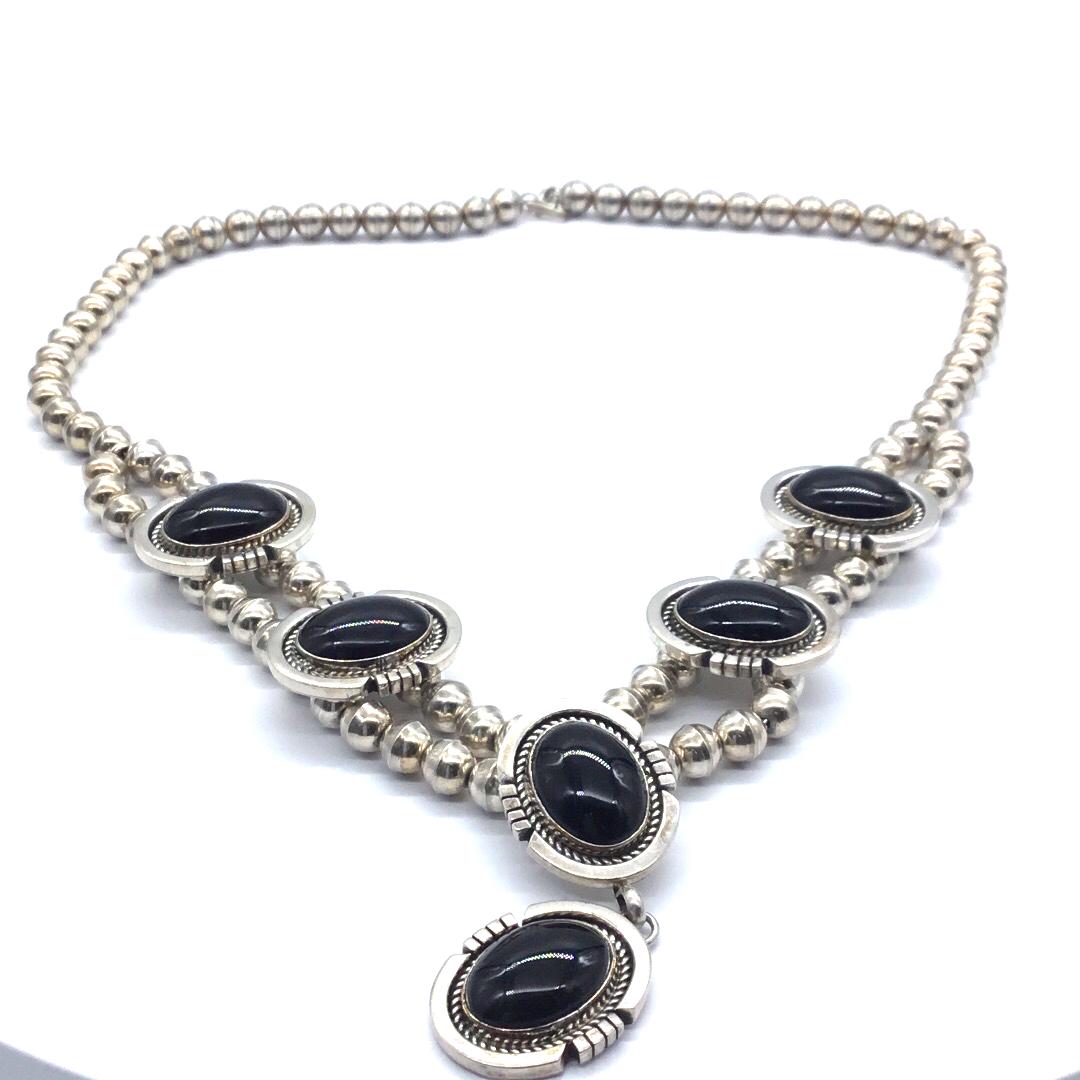 Native American handcrafted squash blossom (1 of 4)