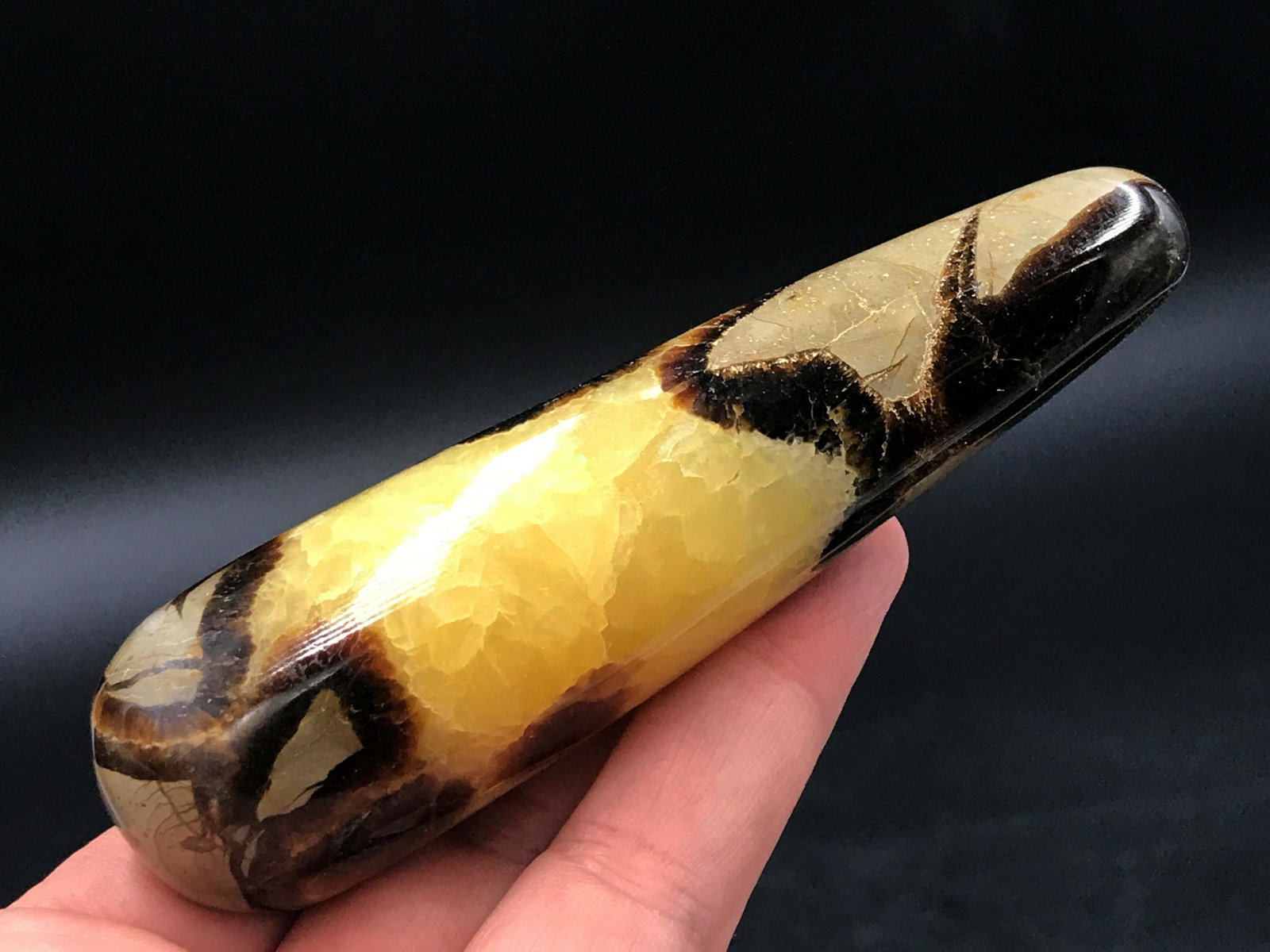 Septarian, Rock, Crystal, Natural, Metaphysical,: Septarian massage wand