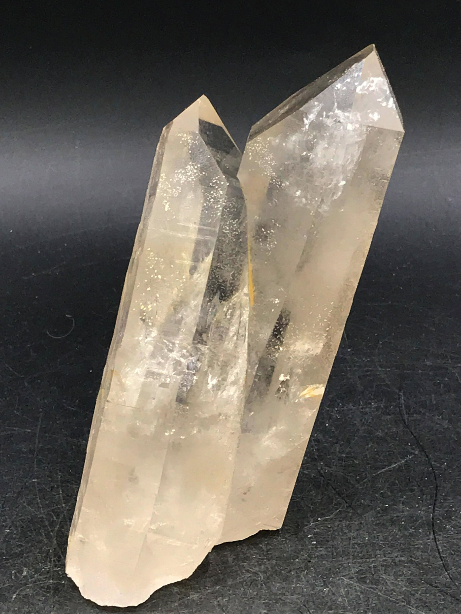 Quartz, Rock, Crystal, Natural, Collectible, Mineral,: Twin quartz crystals. Brazil
