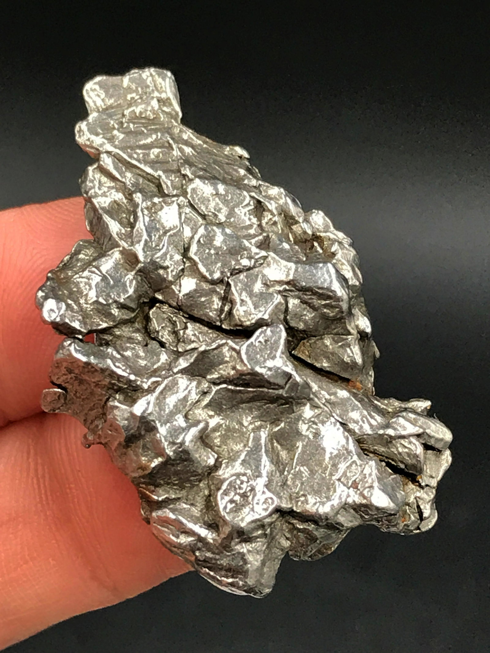 Meteorite, Rock, Crystal, Natural, Collectible,: Large 20.3 gram meteorite. Campo del Cielo fall, Argentina