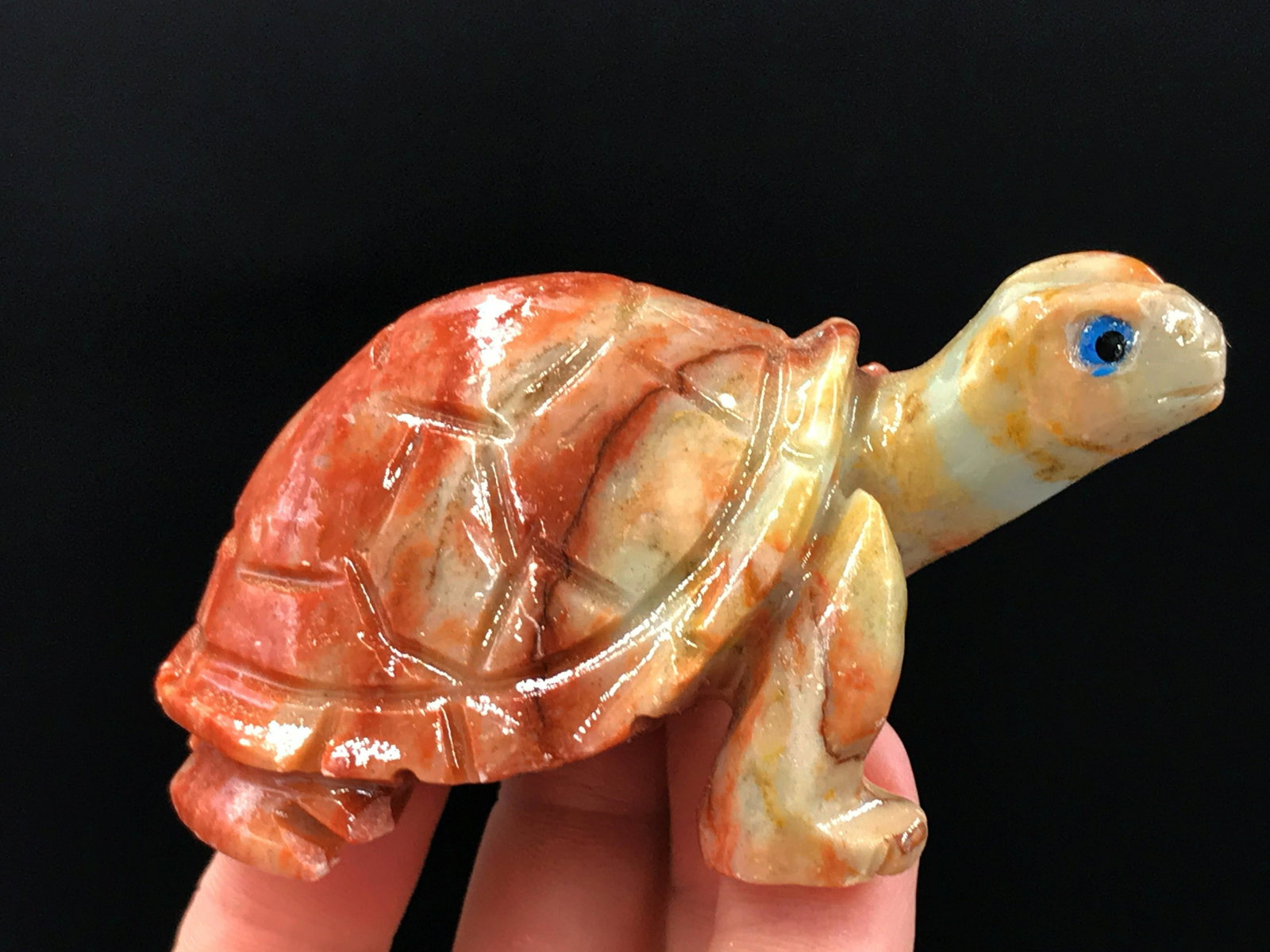Rock, Crystal, Natural, Collectible, Carving, Turtle,: Soapstone turtle