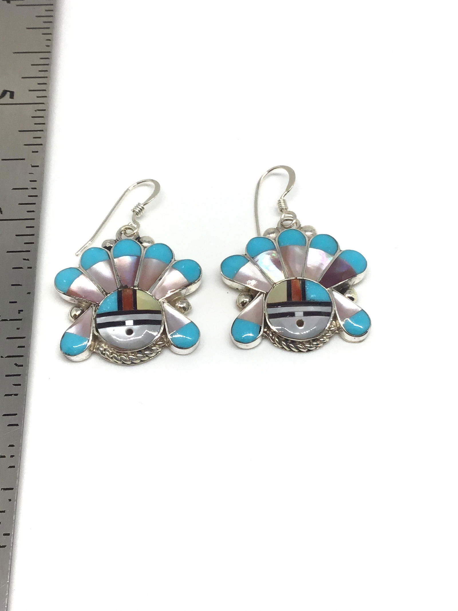 Sterling Silver & Multi-stone earrings (1 of 1)