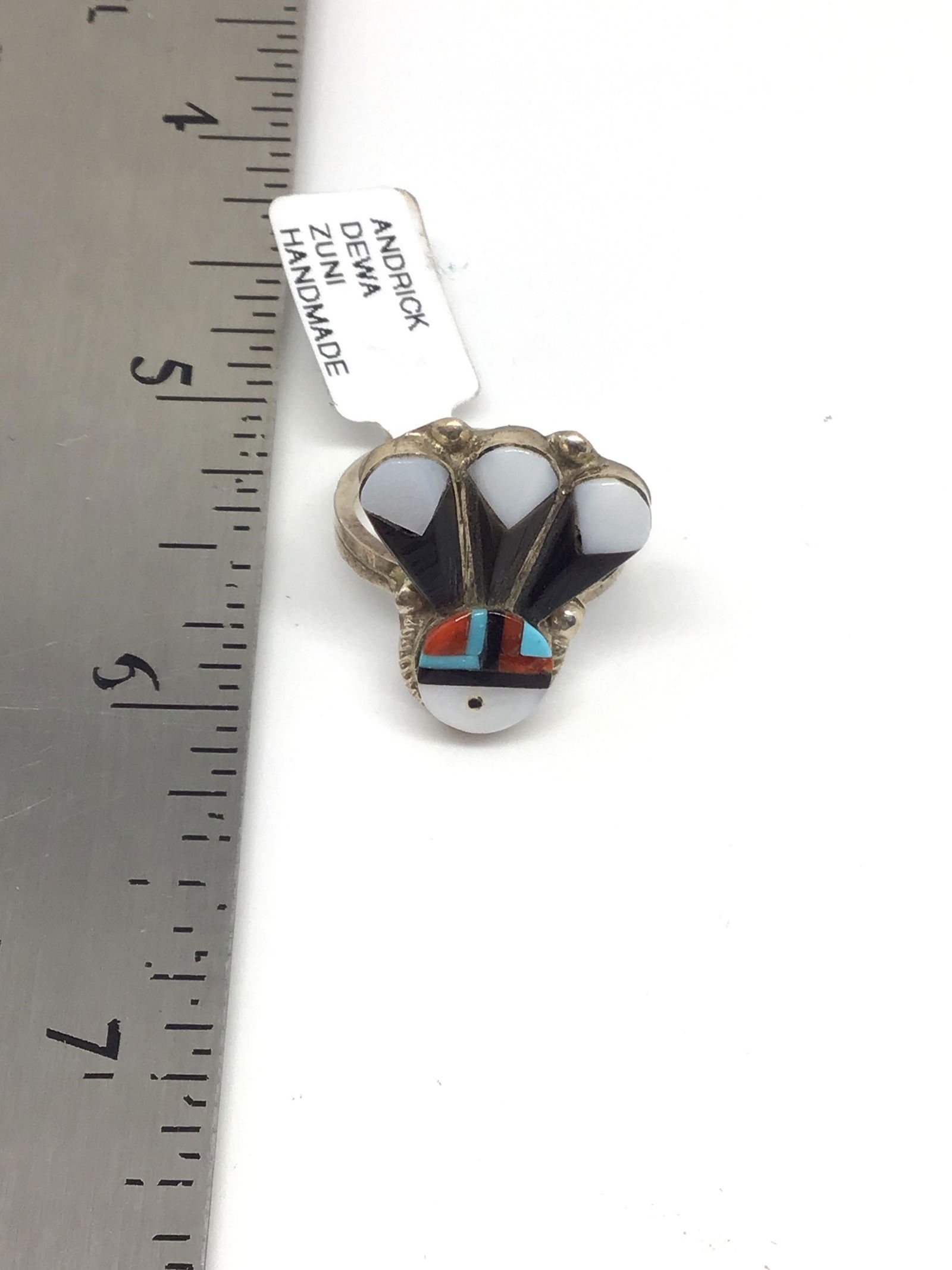 Multi-stone & Sterling Silver ring (1 of 1)