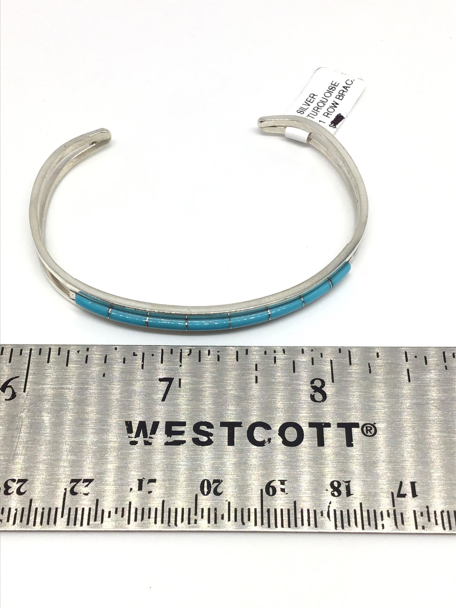 Turquoise & Sterling Silver Bangle (1 of 2)