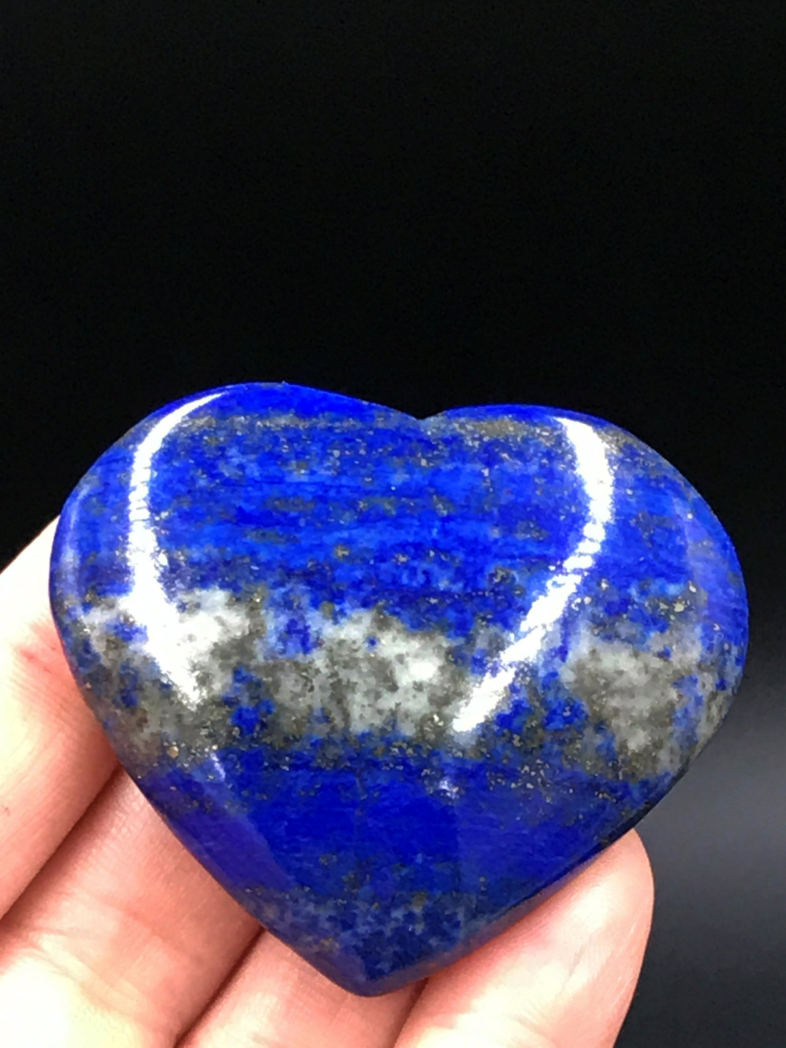 Rock, Crystal, Natural, Collectible, Carving, Heart: Lapis lazuli heart