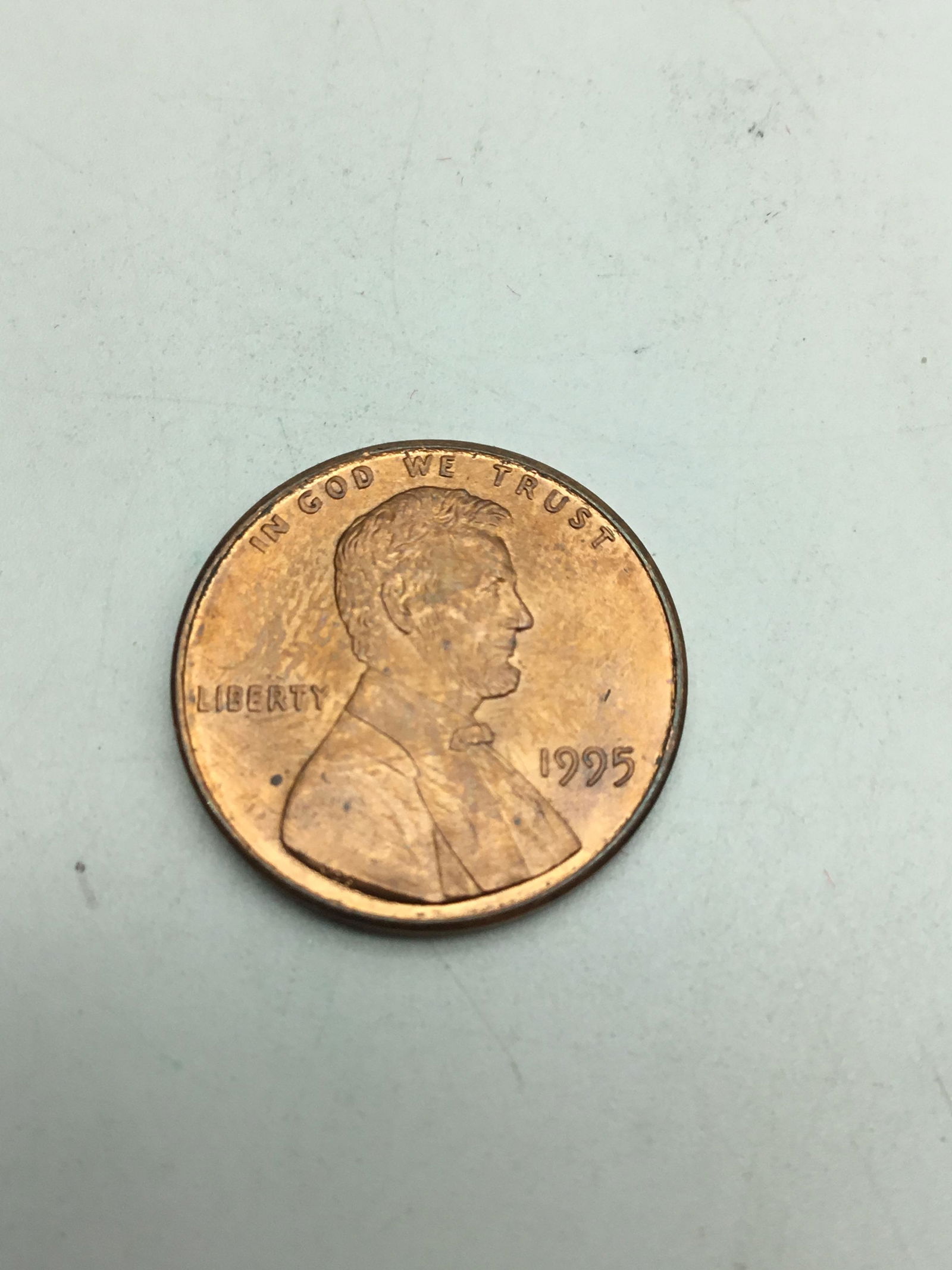 1995 double die, one cent coin: 1995 double die, one cent coin