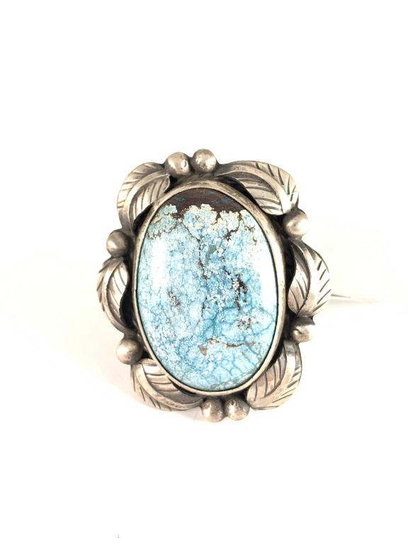 Kingman turquoise ring size 8 (1 of 3)