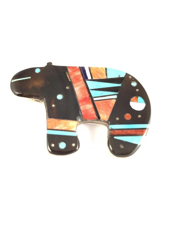 Multi stone bear pendant (1 of 3)